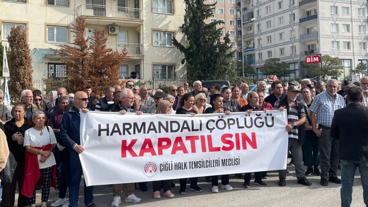 Çiğliler, Harmandalı Katı Atık Tesisi için yürüdü