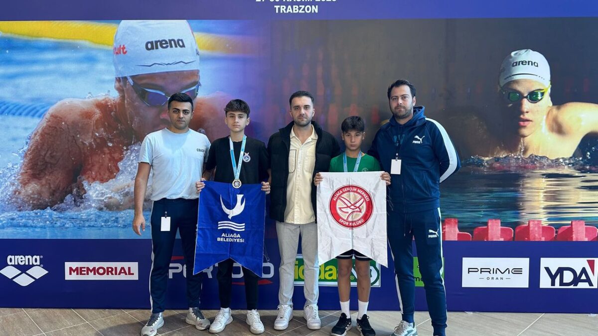 Aliağalı yüzücüler Türkiye Finali’nde zirvede