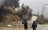 Tilki nöbetinde acı son… Bahçe duvarının altında kaldı!
